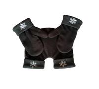 Suammiitstrieadea 3pack/lot Colorfast E Delicato Modello Guanti Per Le Gite Invernali Cotone Sicuro Coppia Amanti Mittens Guanti 3pcs Guanti Nero, Nero , as description