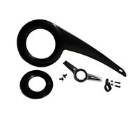 Suammiitstrieadea Accessori di protezione per catena della bici, facili da installare, 32T-38T, per bicicletta, set completo nero