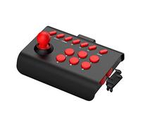 Suammiitstrieadea Arcade Rocker Game Joystick 13 pulsanti per console di gioco smartphone computer nero rosso