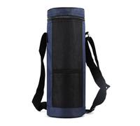 Suammiitstrieadea Borsa da trasporto Oxford per bottiglia d'acqua, impermeabile, 1,5 l, custodia protettiva universale, accessori da viaggio per escursionismo, colore rosso, Blu, Blu