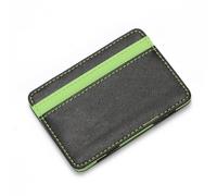 Suammiitstrieadea Donne Uomini Portatile Mini Borsa Viaggio Sottile Portafoglio Business Fermasoldi ID Carte di Credito Carta Titolare Della Cassa Billfold, Multicolore, as description
