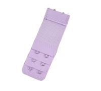 Suammiitstrieadea Estensori per reggiseno con fibbia a 2 ganci accessori multicolore fascia allungata sostituzione 3 file biancheria intima bianca, Viola chiaro, as description