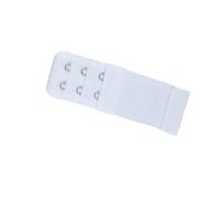 Suammiitstrieadea Estensori per reggiseno con fibbia a 2 ganci accessori multicolore fascia allungata sostituzione 3 file biancheria intima bianca, bianco, as description