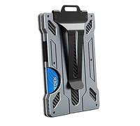 Suammiitstrieadea Lega di alluminio sottile portafoglio porta carte di credito clip per gli uomini grigio, grigio, 95x60x13.5mm, Grigio, 95 x 60 x 13,5 mm, 95x60x13.5mm, come descrizione