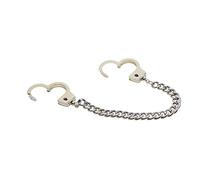 Suammiitstrieadea Mini manette portachiavi in metallo creativo catena per portachiavi auto, Argento, Taglia unica