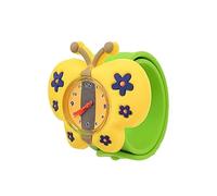 Suammiitstrieadea Orologio da polso per bambini, accurato e preciso, in gel di silice, in silicone, motivo tigre, Farfalla, as description