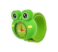 Suammiitstrieadea Orologio da polso per bambini, accurato e preciso, in gel di silice, in silicone, motivo tigre, Rana, as description