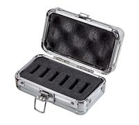 Suammiitstrieadea Parti di alluminio della scatola del filtro dell'oculare di impatto della valigia della scatola del filtro del filtro del telescopio, Argento, 7x6x13.5cm