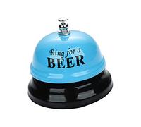 Suammiitstrieadea Servizio di reception Servizio Campana Ristorante Chiamata Campana per Cucina Scuola Blu Birra, Birra Blu, 7.5x7cm