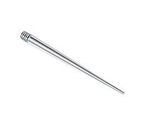 Suammiitstrieadea Strumento per piercing filettato, in acciaio inossidabile, filettatura esterna da 1,2 mm, calibro 16 g, lunghezza 30 mm, peso 0,01 kg