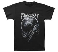 SUAN MEI ROU Fall of Troy Men's Planet T Shirt Black XL