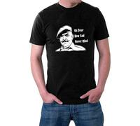 SUAN MEI ROU Oh Dear How Sad Never Mind T-Shirt Windsor Davies Ain't Half Hot Mum Welsh Wales Black S