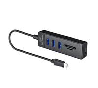 suanbeiii 1 pezzo porta multipla USB3.0 Hub con slot per schede SDTF 2 adattatori di trasferimento dati porta USB 2.0 per computer tablet