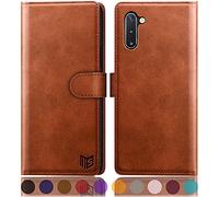 SUANPOT Custodia a portafoglio in pelle per Samsung Galaxy Note 10 da 6,3 pollici con blocco RFID, porta carte di credito, custodia a libro per telefono cellulare per donne e uomini per Samsung Note10