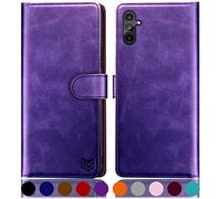 SUANPOT Custodia a portafoglio per Samsung Galaxy A13 5G RFID (viola)