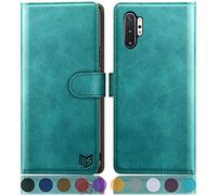 SUANPOT - Custodia a portafoglio per Samsung Galaxy Note 10 Pro, colore: Blu e Verde