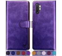 SUANPOT - Custodia a portafoglio per Samsung Galaxy Note 10 Pro, colore: Viola