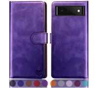 SUANPOT for Google Pixel 6A(Non Pixel 6/6Pro) Wallet case ?RFID Blocking? Credit Card Holder Flip Folio Book PU Leather Phone case Shockproof Cover W