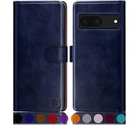 SUANPOT for Google Pixel 7A Custodia a borsellino Blu