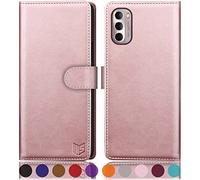 SUANPOT per PU Moto G 5G Custodia Portafoglio (oro rosa)