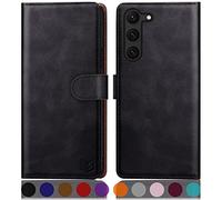 SUANPOT per PU Samsung Galaxy S23 Plus Custodia a portafoglio Nero