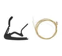 SuanQ 2 set di accessori per chitarra: 1 a mano a cambio rapido nero e 1 set