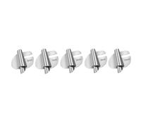 Suanzua Piedino per Orlatore Arrotolato per Cucire Universale 5 Pezzi/Pacco 6mm-10mm Curvo Un Scorrimento, Piedino per Orlatore per Macchina da Cucire