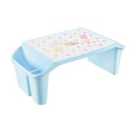 Suanzua Vassoio da Scrivania per Bambini, Vassoio Portatile da Scrivania per Bambini, In Plastica, per Letto, Aula, Computer Portatile, Auto, Attività, Sala da Pranzo, Pavimento, Blu