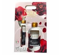 Suarez Nani Le Jardin Confezione Regalo Donna Red Velvet Acqua Corpo Profumata 75ml Bagnodoccia 300ml
