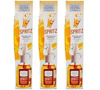 Suarez Sweet Home Collection Cocktail Profumatore Ambiente Bastancini Olio Essenziale Profumato Diffusore Casa 100 ml (Spritz, 3 Unità)