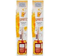 Suarez Sweet Home Collection Cocktail Profumatore Ambiente Bastancini Olio Essenziale Profumato Diffusore Casa 100 ml (Spritz, 2 unità)