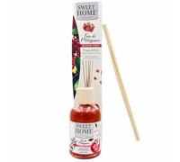 Suarez Sweet Home Collection Profumatore Ambiente Bastancini Con Olio Essenziale Profumato Floreale e Frutatto Diffusore Per La Casa 100 Ml (Fior Di Melograno, 1 Unità)