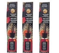 Suarez Sweet Home Collection Profumatore Ambiente Bastancini con Olio Essenziale Profumato Floreale e Frutatto Diffusore per La Casa 100 Ml (Ribes Nero e Melograno, 3 unità)