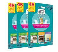 Suarez Sweet Home Collection Sacchetti Profumati Per Armadi E Cassetti Varie Fragranze (Ocean Paradise 3 Unità)