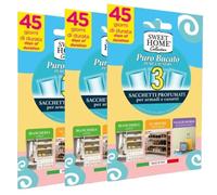 Suarez Sweet Home Collection Sacchetti Profumati Per Armadi E Cassetti Varie Fragranze (Puro Bucato 3 Unità)