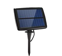 SUAVER Pannello solare da 5,5 V, caricatore solare per faretto esterno, batteria IP65, resistente alle intemperie, batteria ricaricabile 3,7 V, 2000 mA