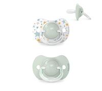 SUAVINEX Dreams - 2 Succhietti In Silicone 6-18 Mesi - Azzurro