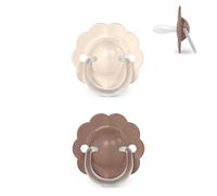 Suavinex, 2 Ciucci Wonder, 6-18 mesi, Scudo Rotondo, Beige, Marrone