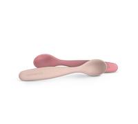 Suavinex, 2 cucchiai per lo svezzamento. Neonati +6 mesi, Rosa | 2 cucchiai per bambini. Adatti a gengive sensibili. Manico lungo. Per pappe e omogeneizzati. Lavabili in lavastoviglie. Rosa