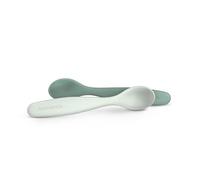 Suavinex, 2 cucchiai per lo svezzamento. Neonati +6 mesi, Verdi | 2 cucchiai per bambini. Adatti a gengive sensibili. Manico lungo. Per pappe e omogeneizzati. Lavabili in lavastoviglie. Verdi