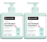 Suavinex 303723 - Gel Shampoo Spumante, 500 ml (Confezione da 2)