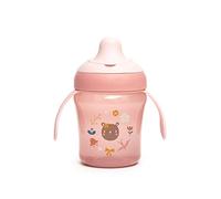 Suavinex 401191 Bicchiere Per Bambini Con Beccuccio Rigido E Manici, Da 6 Mesi, Forest Colore Rosa - 200Ml - 990 g