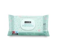 Suavinex 60 Salviette Umidificate idratanti Neonato, anche per Pelle Atopica , con Aloe e Camomilla