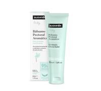 Suavinex, Balsamo pettorale per neonati e bambini, adatto per neonati e bambini, adatto per pelli sensibili, con olio di camomilla, calendula e pino, lenisce e aiuta a respirare, 95% ingredienti
