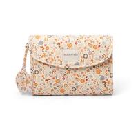 Suavinex, Beauty Case Neonato in Stoffa, Chiusura con Patta e Magnete, Impermeabile, per gli Accessori per la Toilette del Bimbo, Pratico e Comodo, Facile da Pulire, Fiori