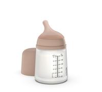 Suavinex Biberon Anti-Coliche Zero Zero, Tettarella Silicone, 180 ml (S) | Flusso Lento (S), +0 Mesi e Neonati, Compatibile con Allattamento Materno, Compatibile con Formula, Medium