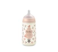 Suavinex Biberon anticolica SX Pro 270 ml, tettarella fisiologica silicone flusso M +3 mesi Rosa