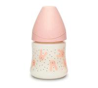 Suavinex Biberon con Tettarella Rotonda in Silicone Flusso Lento Hygge Colore Rosa 150 ml