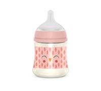 SUAVINEX Bonhomia 0M+ Biberon Tettarella in Silicone SX Pro Piuma Rosa 150 Ml