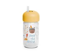 Suavinex Bicchiere Training Cup con Cannuccia, 18+ Mesi, Giallo | 340ml,